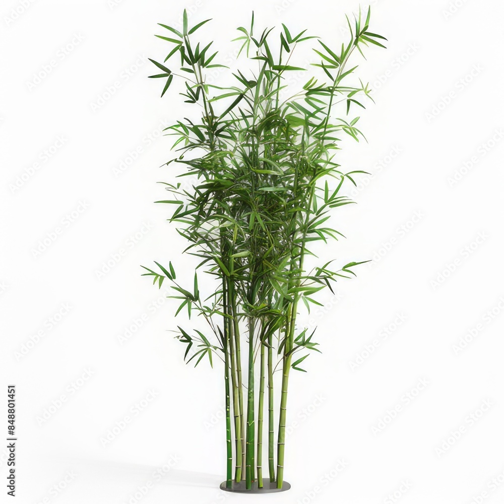 Obraz premium isolated, green, plant, leaf, white
