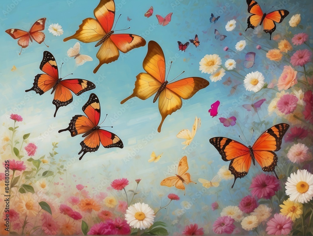 butterflies and flowers butterflies and flowers
