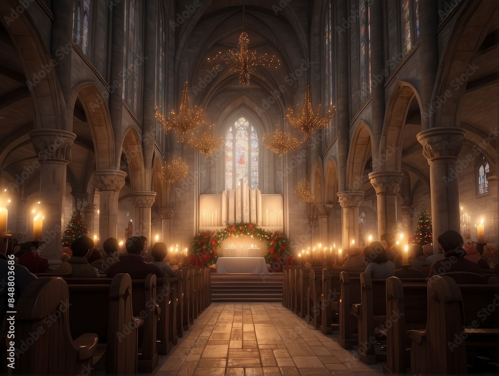 Obraz premium interior of church