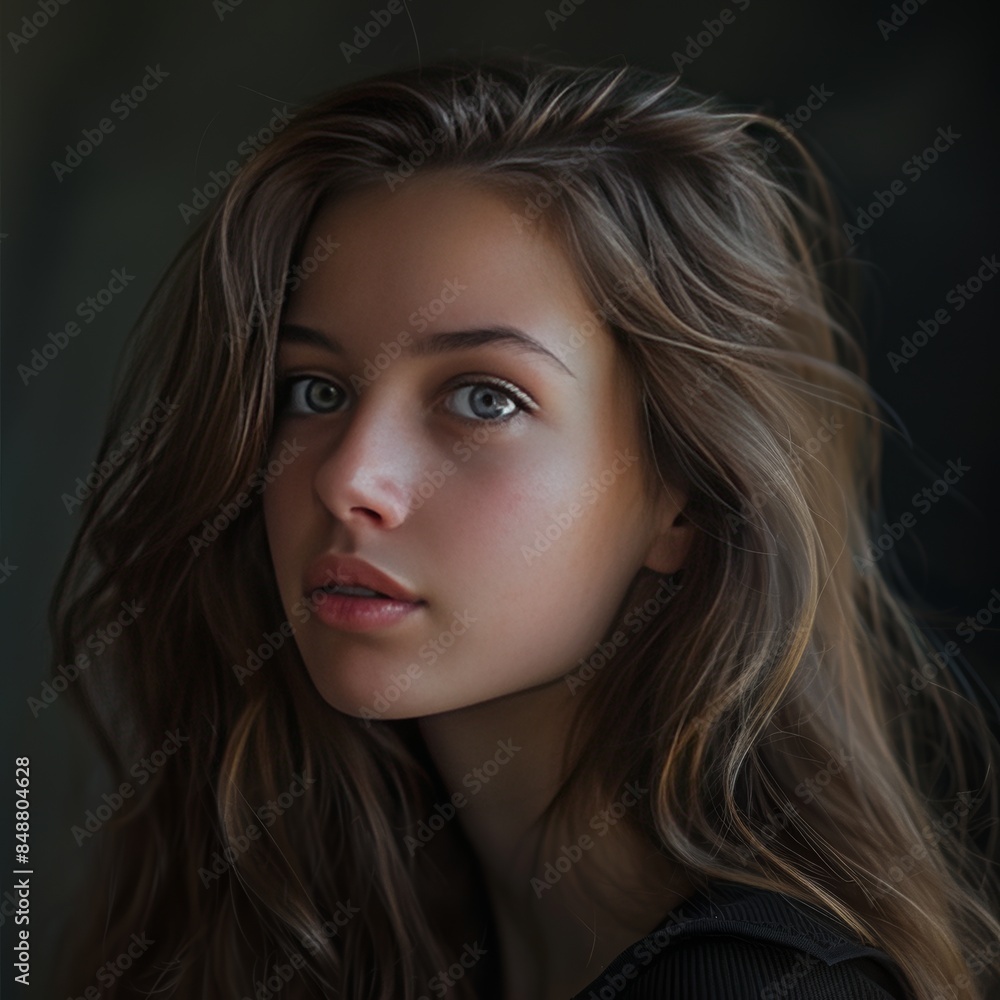 beautiful young woman, portrait, beautiful eyes beautiful young woman, portrait, beautiful eyes