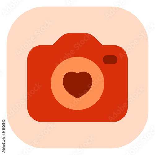 Editable wedding photography vector icon. Wedding, valentine, love, celebration. Part of a big icon set family. Perfect for web and app interfaces, presentations, infographics, etc