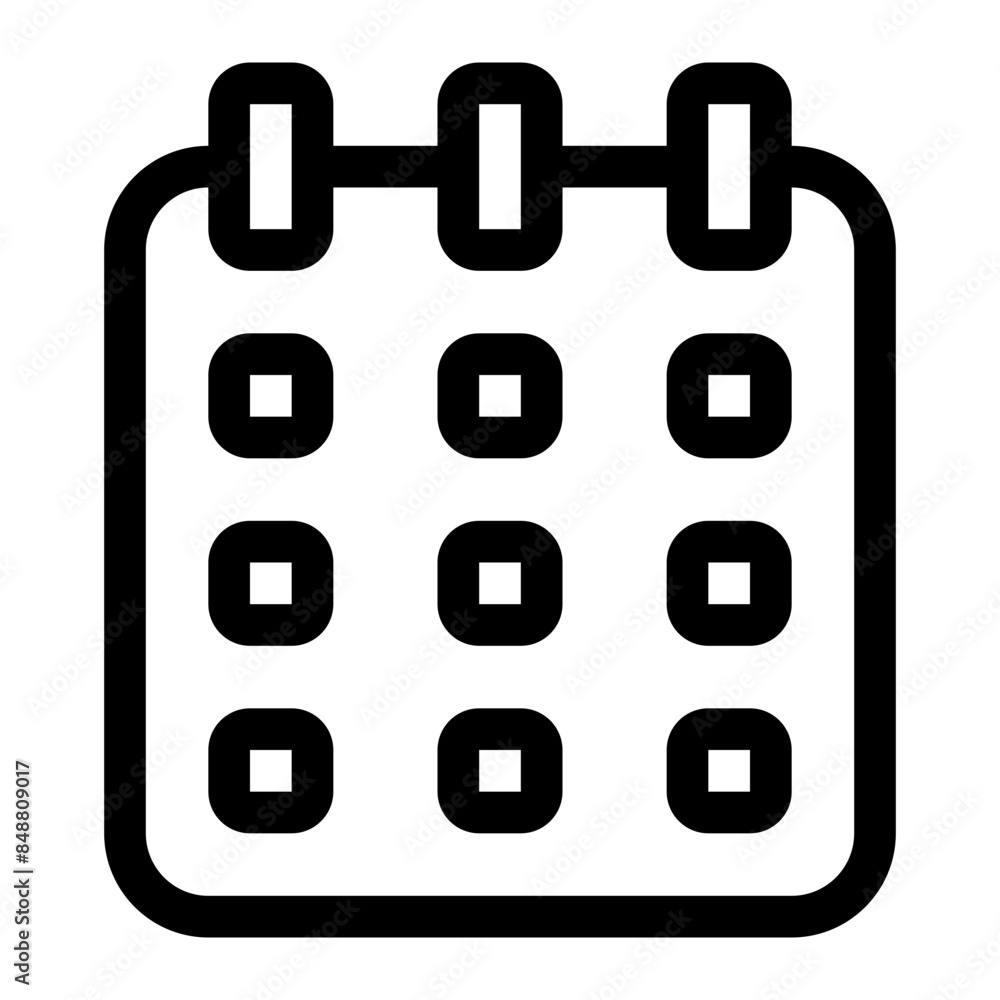 calendar line icon calendar line icon