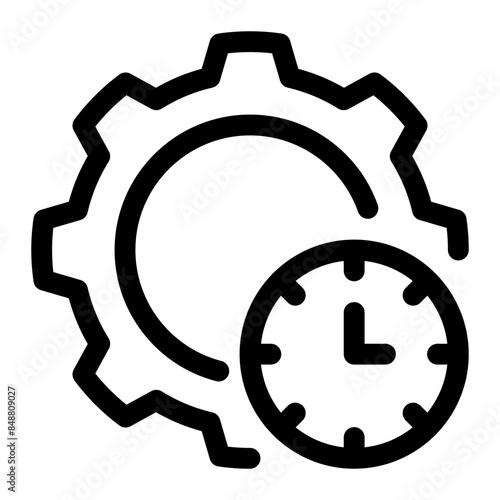 productivity line icon