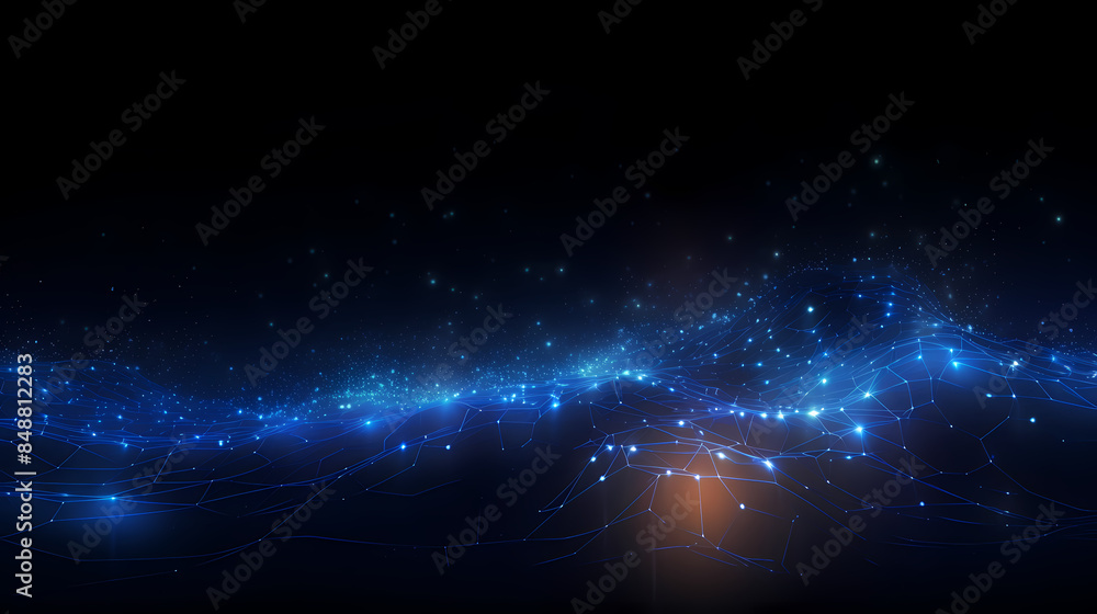 Abstract blue technology background Abstract blue technology background