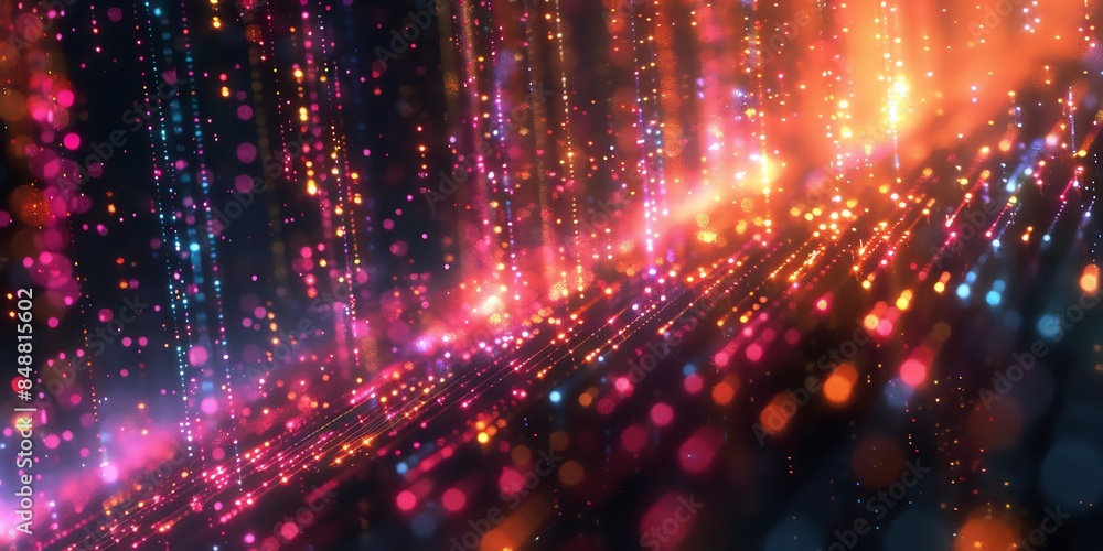 Data technology background. Big data visualization. Flow of data. Information code. Background in a matrix style. 4k rendering, Bright color, realistic Data technology background. Big data visualization. Flow of data. Information code. Background in a matrix style. 4k rendering, Bright color, realistic