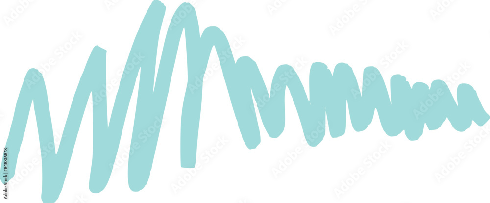 Obraz premium hand drawn scribble 