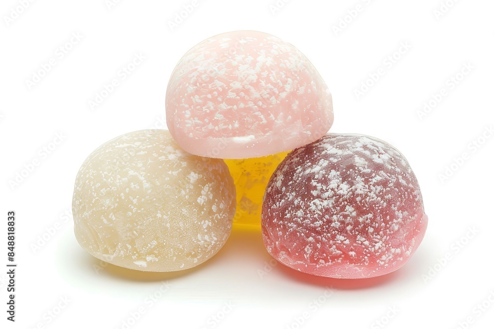 Mochi isolated on a white background
Mochi isolated on a white background