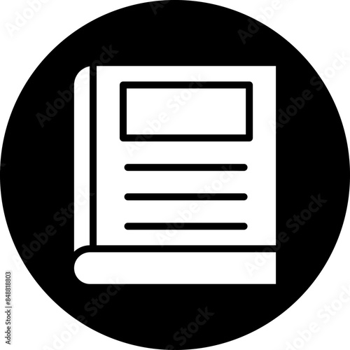 Vector Design Dictionary Icon Style