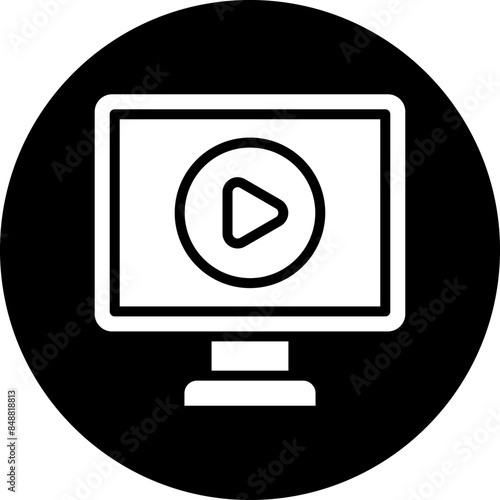 Vector Design Video Tutorial Icon Style