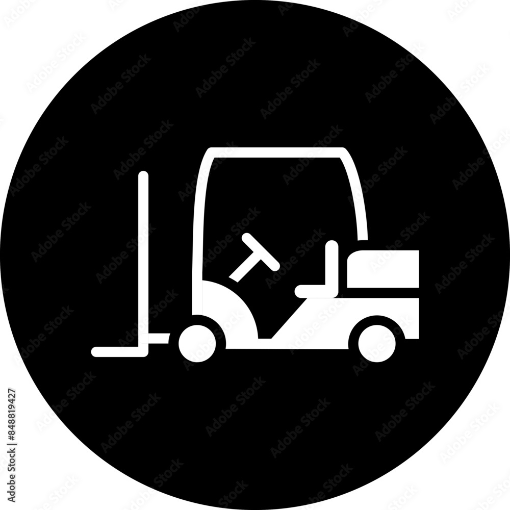 Vector Design Forklift Icon Style Vector Design Forklift Icon Style