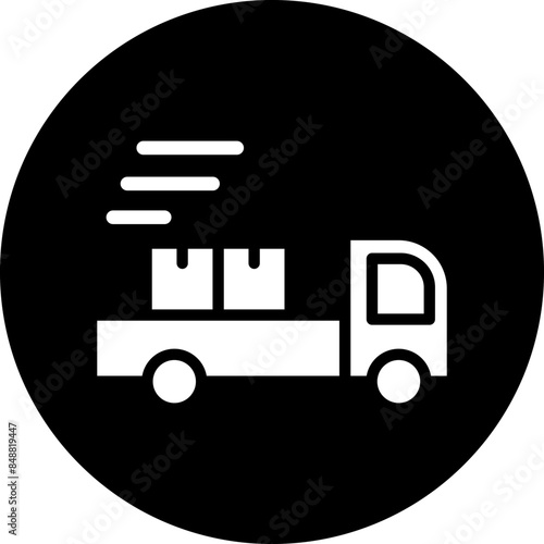 Vector Design Freight Icon Style