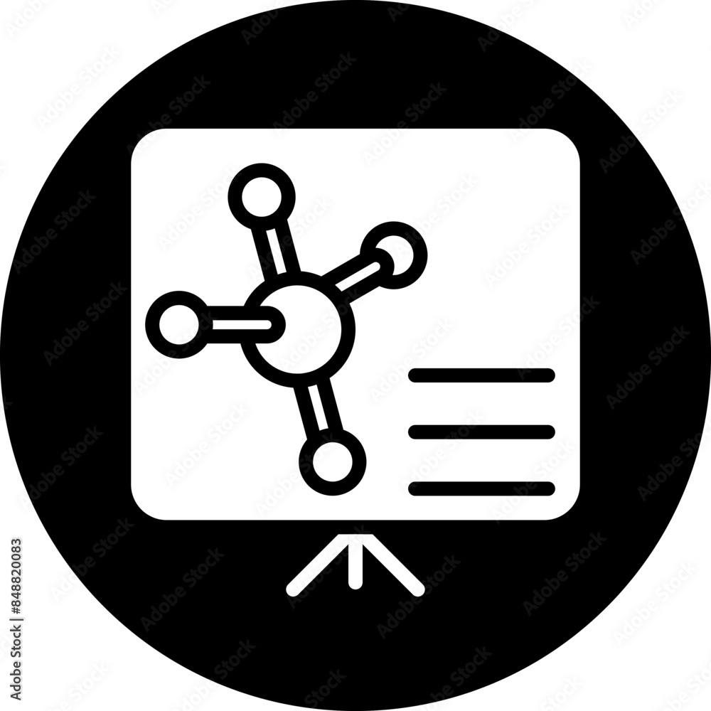 Vector Design Chemistry Lecture Icon Style Vector Design Chemistry Lecture Icon Style
