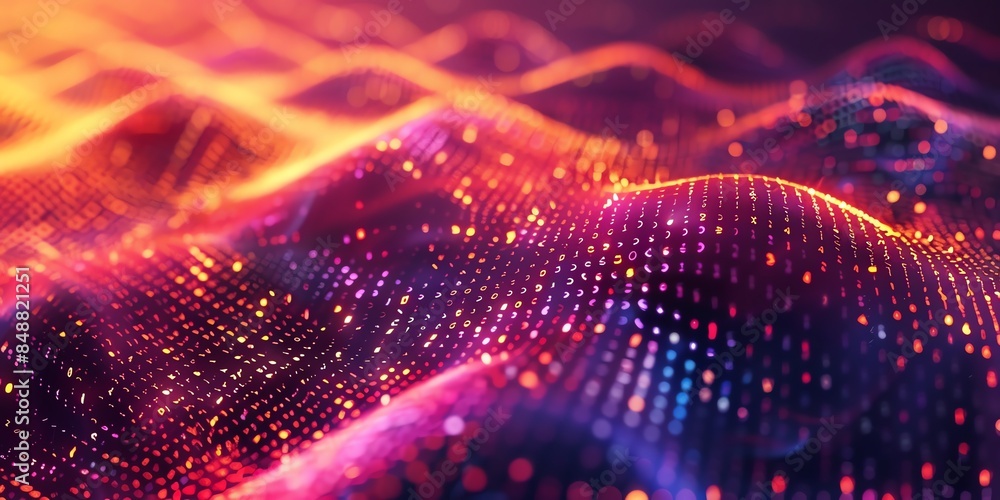 Data technology background. Big data visualization. Flow of data. Information code. Background in a matrix style. 4k rendering, Bright color, realistic
Data technology background. Big data visualization. Flow of data. Information code. Background in a matrix style. 4k rendering, Bright color, realistic
