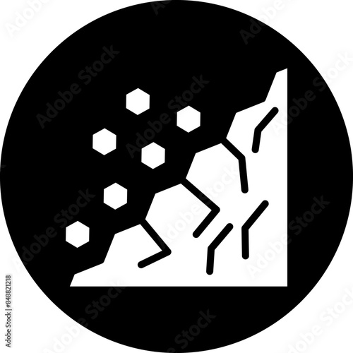 Vector Design Landslide Icon Style