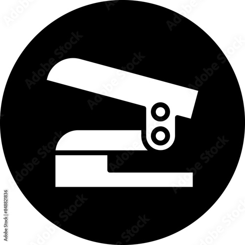 Vector Design Hole Puncher Icon Style