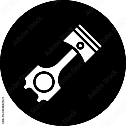 Vector Design Piston Icon Style