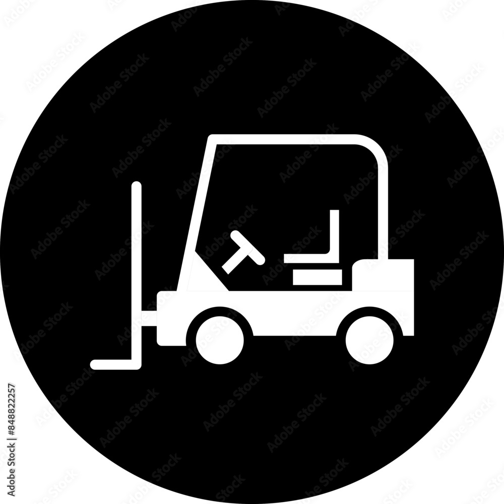 Vector Design Forklift Icon Style Vector Design Forklift Icon Style