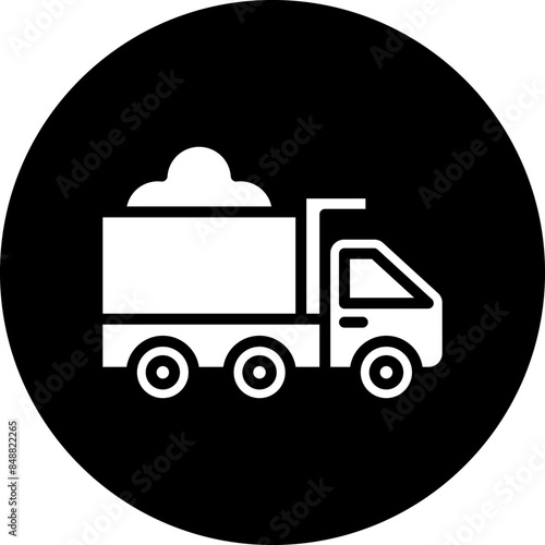 Vector Design Dump Truck Icon Style