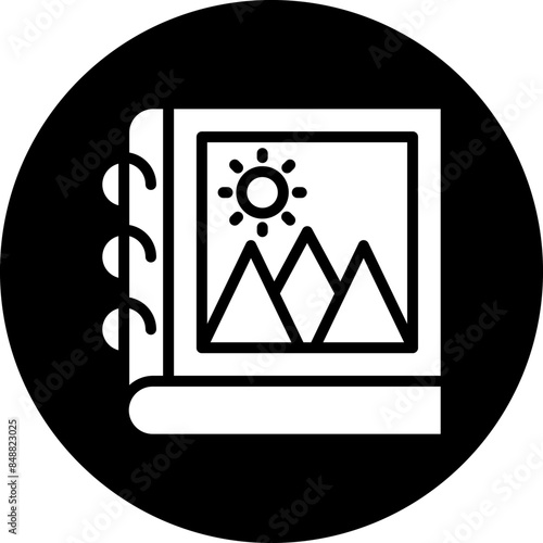 Vector Design Photo Album Icon Style