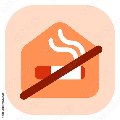 Editable no smoking room vector icon. Part of a big icon set family. Perfect for web and app interfaces, presentations, infographics, etc
