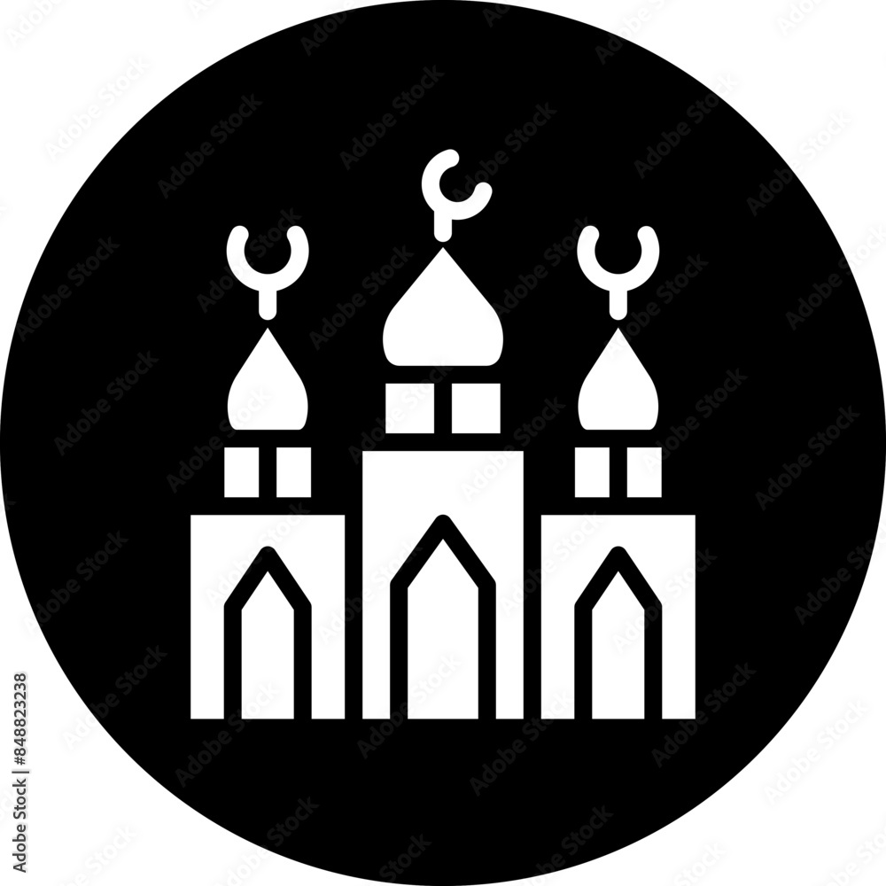 Vector Design Mosque Icon Style Vector Design Mosque Icon Style