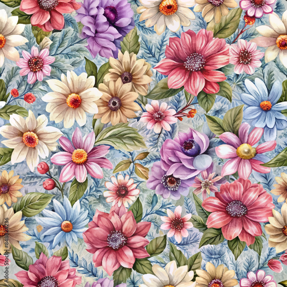 Floral seamless pattern. Floral vector. Floral texture. Flowers background. Flowers vintage. Flowers retro. Floral seamless pattern. Floral vector. Floral texture. Flowers background. Flowers vintage. Flowers retro.