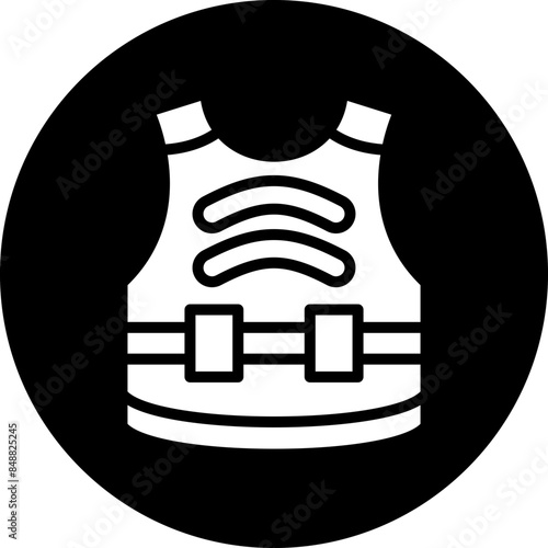 Vector Design Bulletproof Vest Icon Style