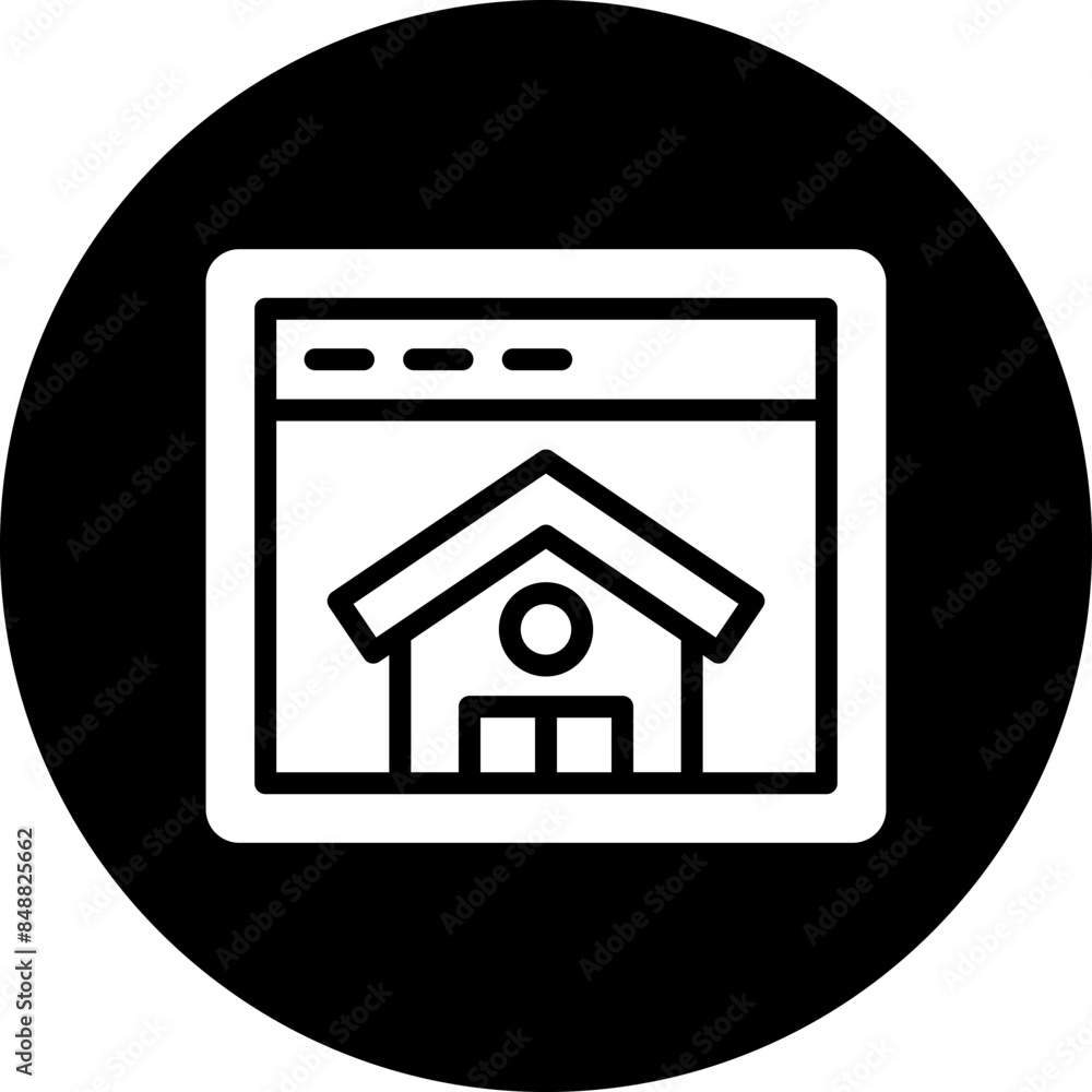 Vector Design Homepage Icon Style Vector Design Homepage Icon Style