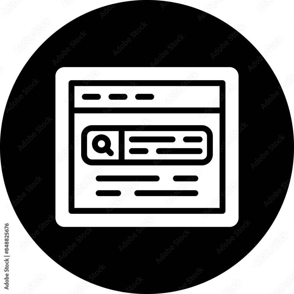 Vector Design Search Engine Icon Style Vector Design Search Engine Icon Style