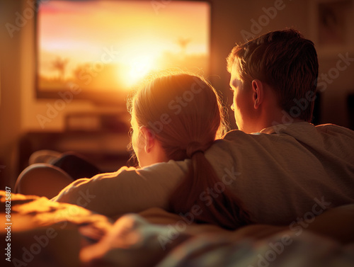 A Scandinavian couple enjoy...