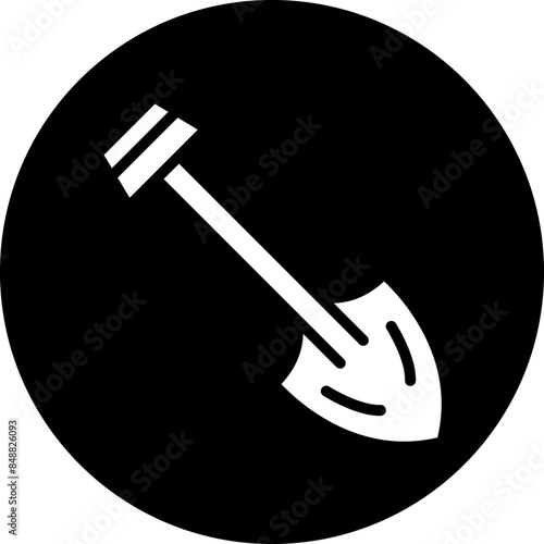 Vector Design Shovel Icon Style