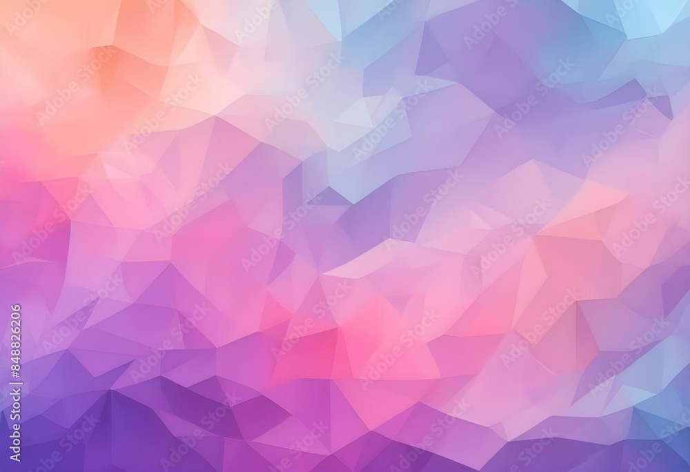 AI generated illustration of angled shaped patterns in pastel colors AI generated illustration of angled shaped patterns in pastel colors