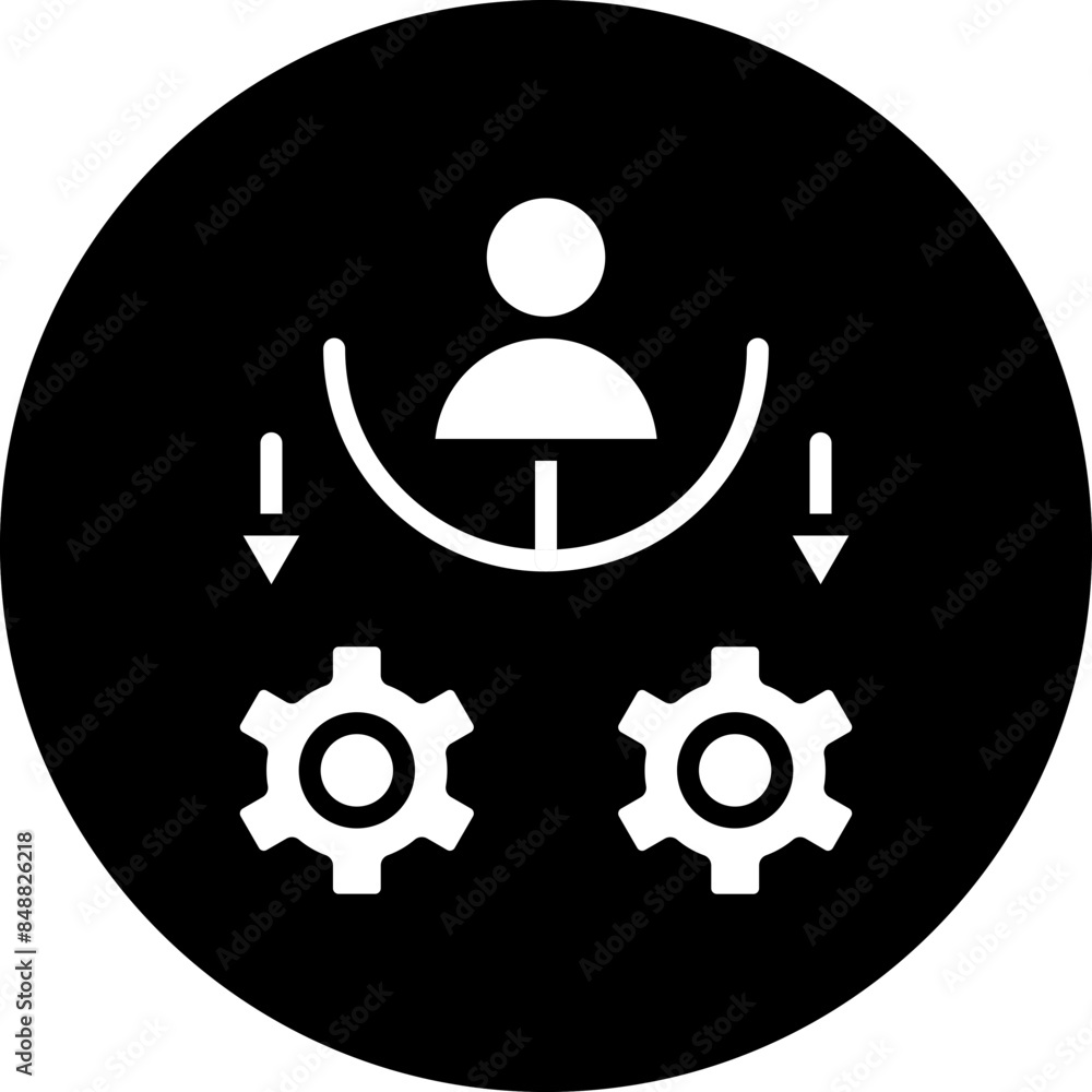 Vector Design Management Icon Style Vector Design Management Icon Style