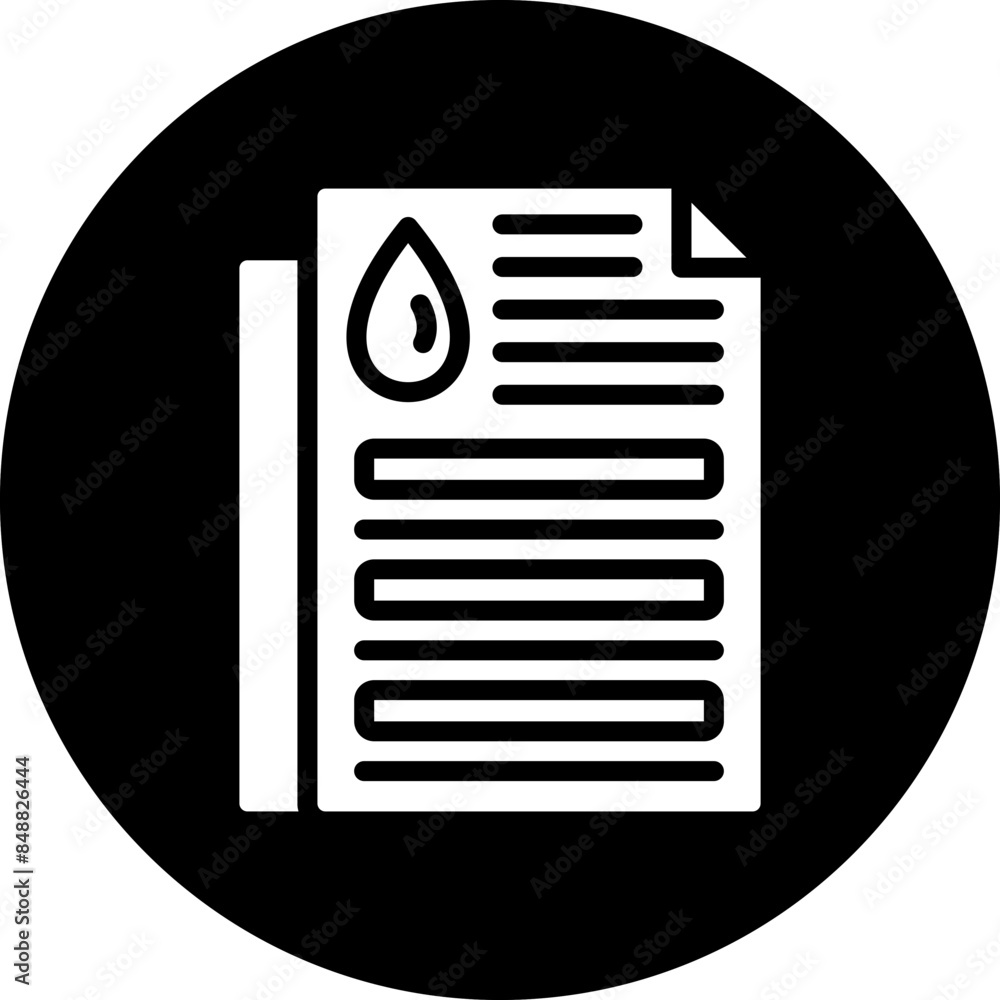 Vector Design Oil Document Icon Style Vector Design Oil Document Icon Style