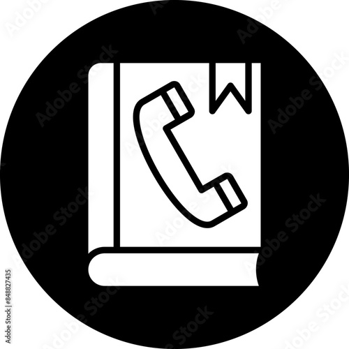 Vector Design Phonebook Icon Style