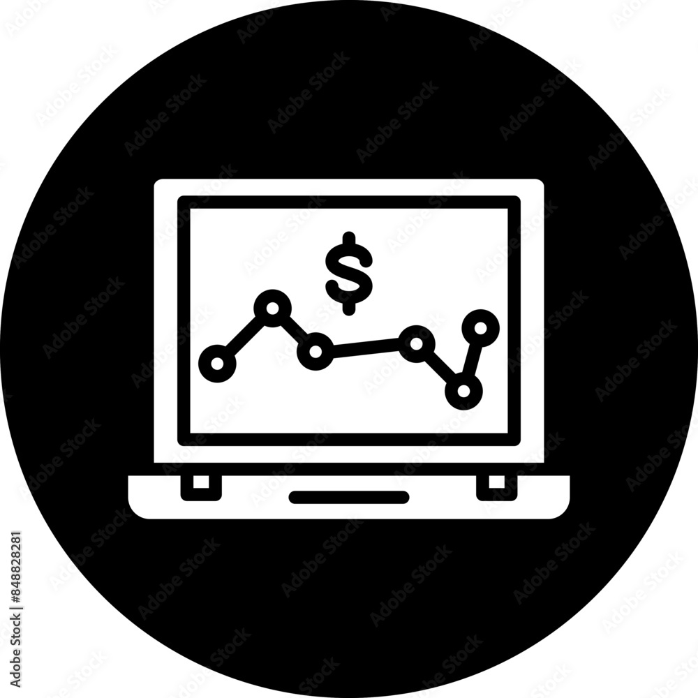 Vector Design Stock Exchange Icon Style Vector Design Stock Exchange Icon Style
