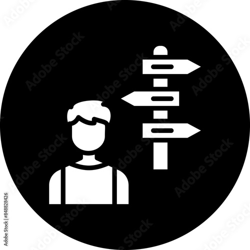 Vector Design Direction Icon Style
