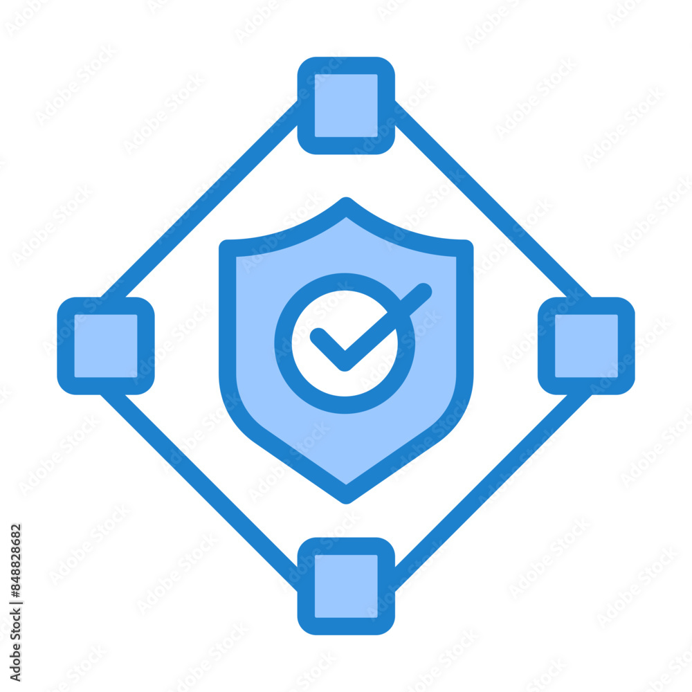Perimeter Security Icon Perimeter Security Icon