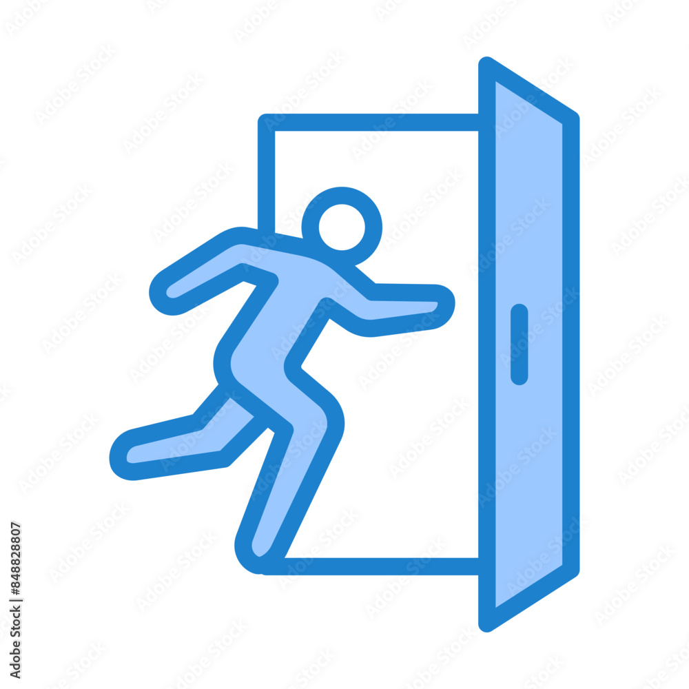 Emergency Exit Icon Emergency Exit Icon