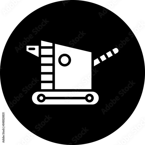Vector Design Crusher Icon Style