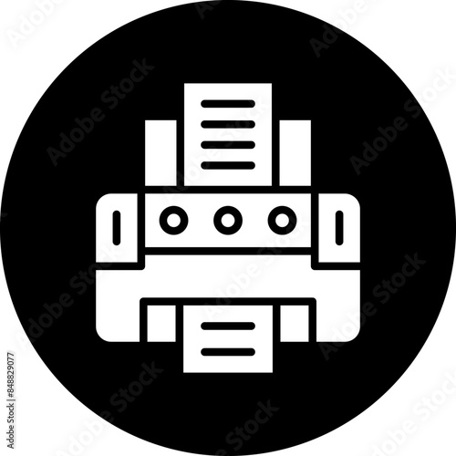 Vector Design Engineering Printer Icon Style