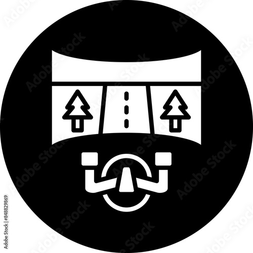 Vector Design Motion Simulator Icon Style