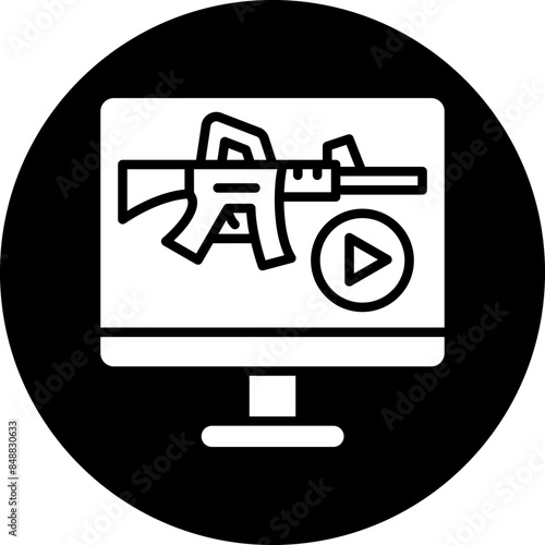 Vector Design Livestream Icon Style