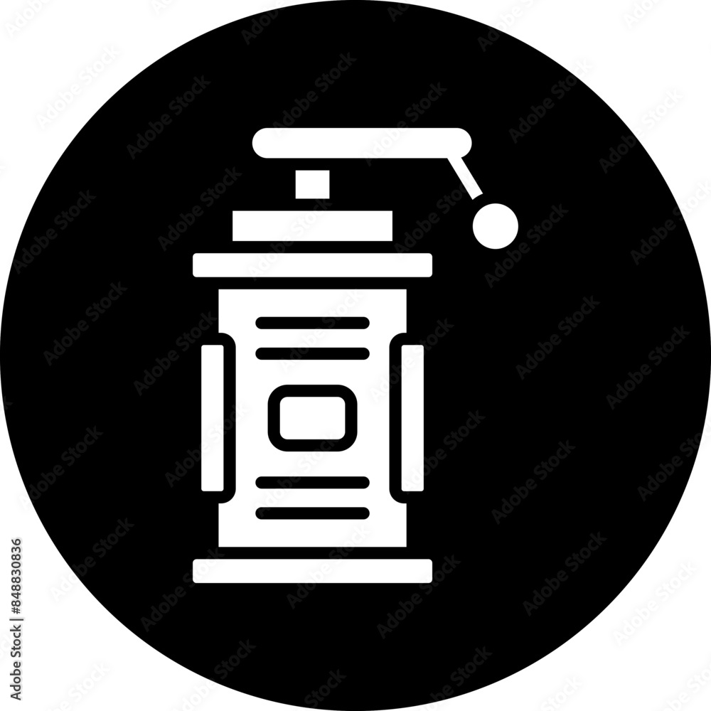 Vector Design Smoke Grenade Icon Style Vector Design Smoke Grenade Icon Style