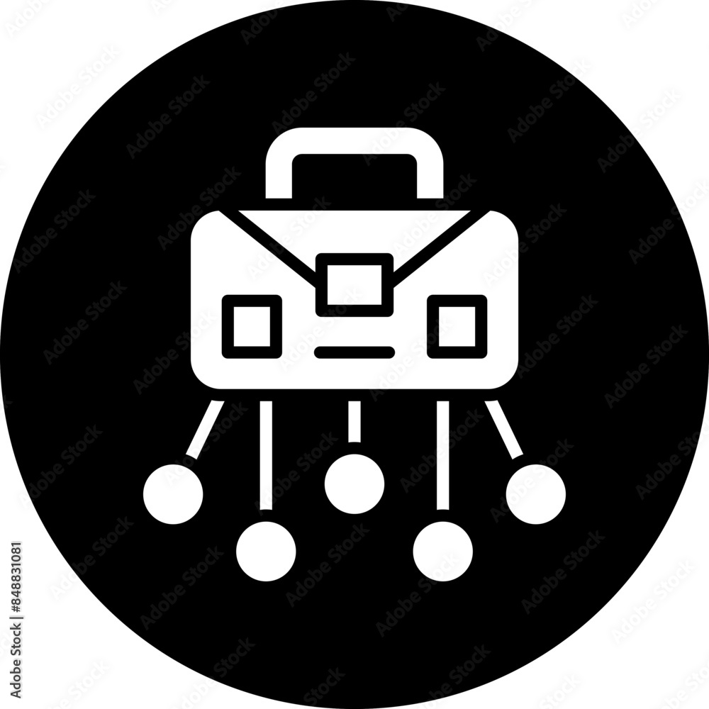 Vector Design Business Networking Icon Style Vector Design Business Networking Icon Style