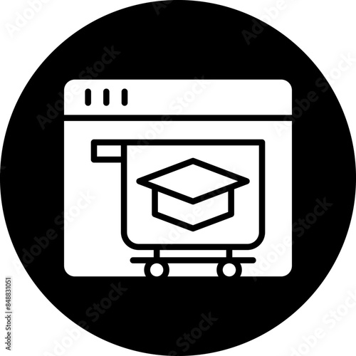 Vector Design Online Courses Icon Style