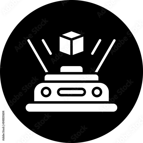 Vector Design Hologram Icon Style