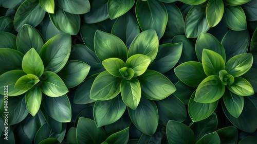 Green Abstract Representation Of A Botanical Garden, Abstract Background HD For Designer photo
