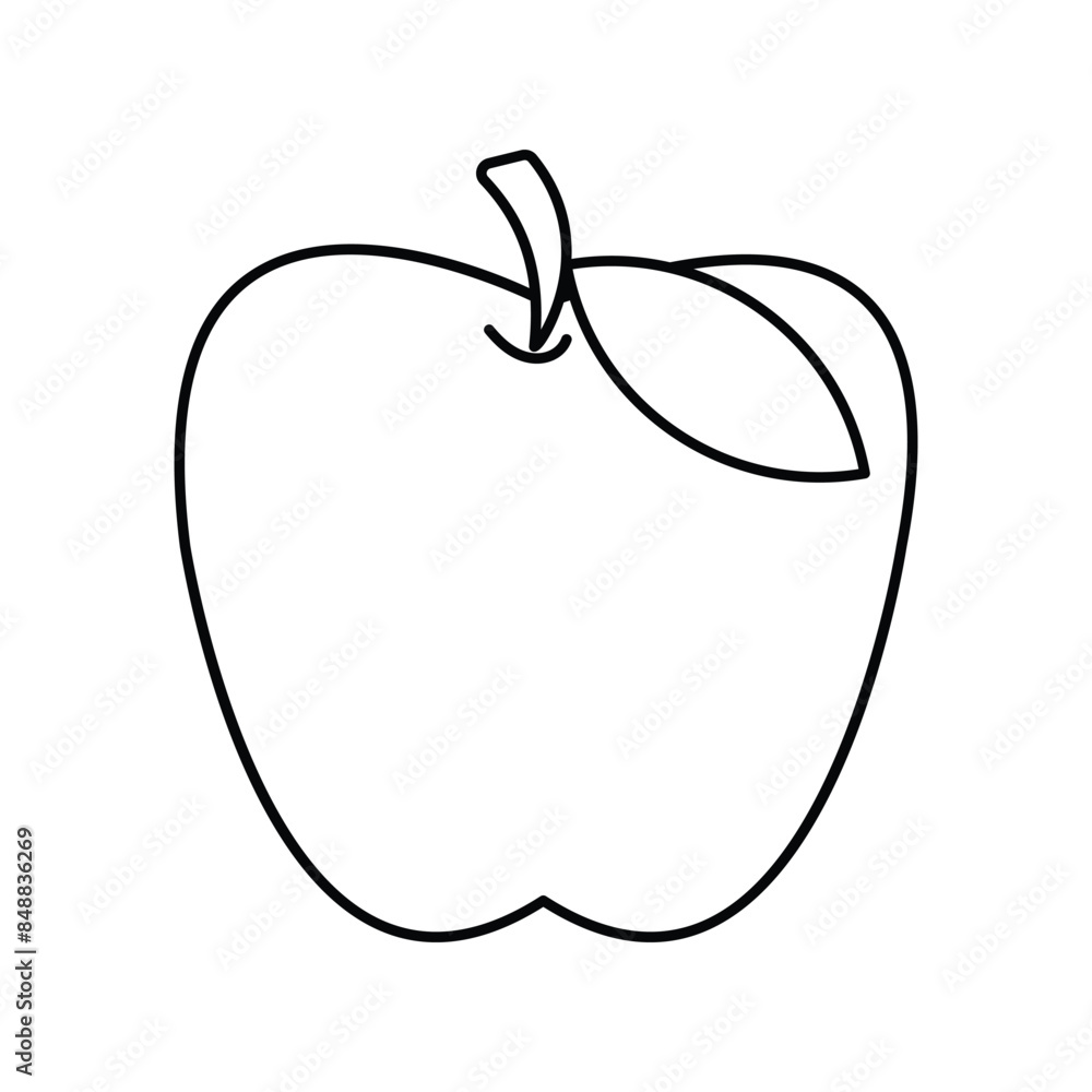 apple icon with white background vector stock illustration apple icon with white background vector stock illustration