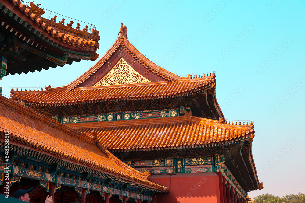 Imperial Chinese Palace with Traditional Roof Design Imperial Chinese Palace with Traditional Roof Design